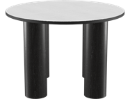 Black Oak Siena Side Table
